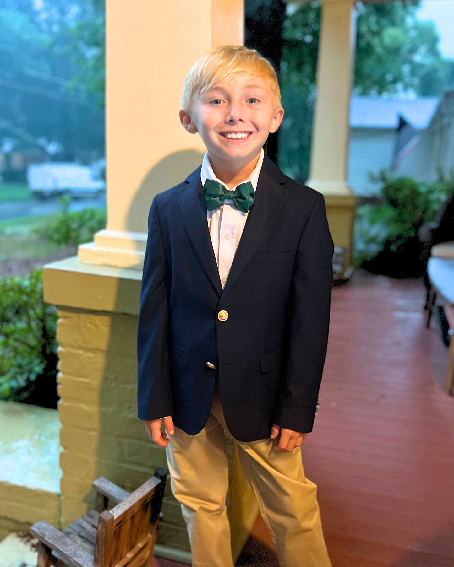 PREORDER Evergreen Emerald Green Solid Pre-tied Child Tween Bowtie