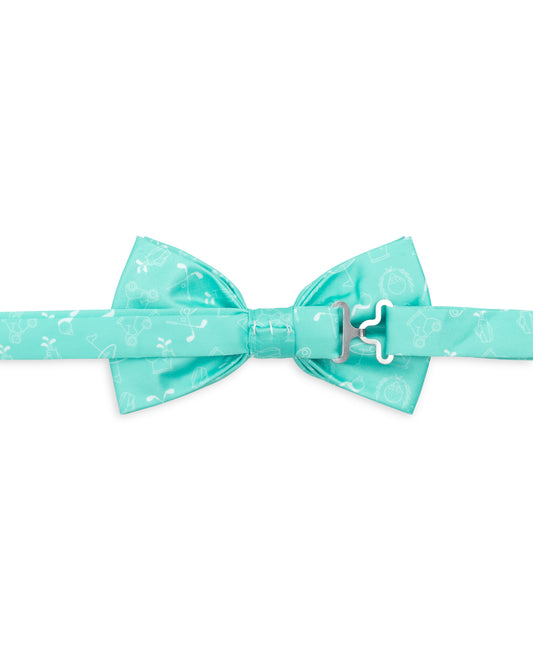 Spring 2026 - Golf Icons Turquoise Blue Pre-tied Bowtie