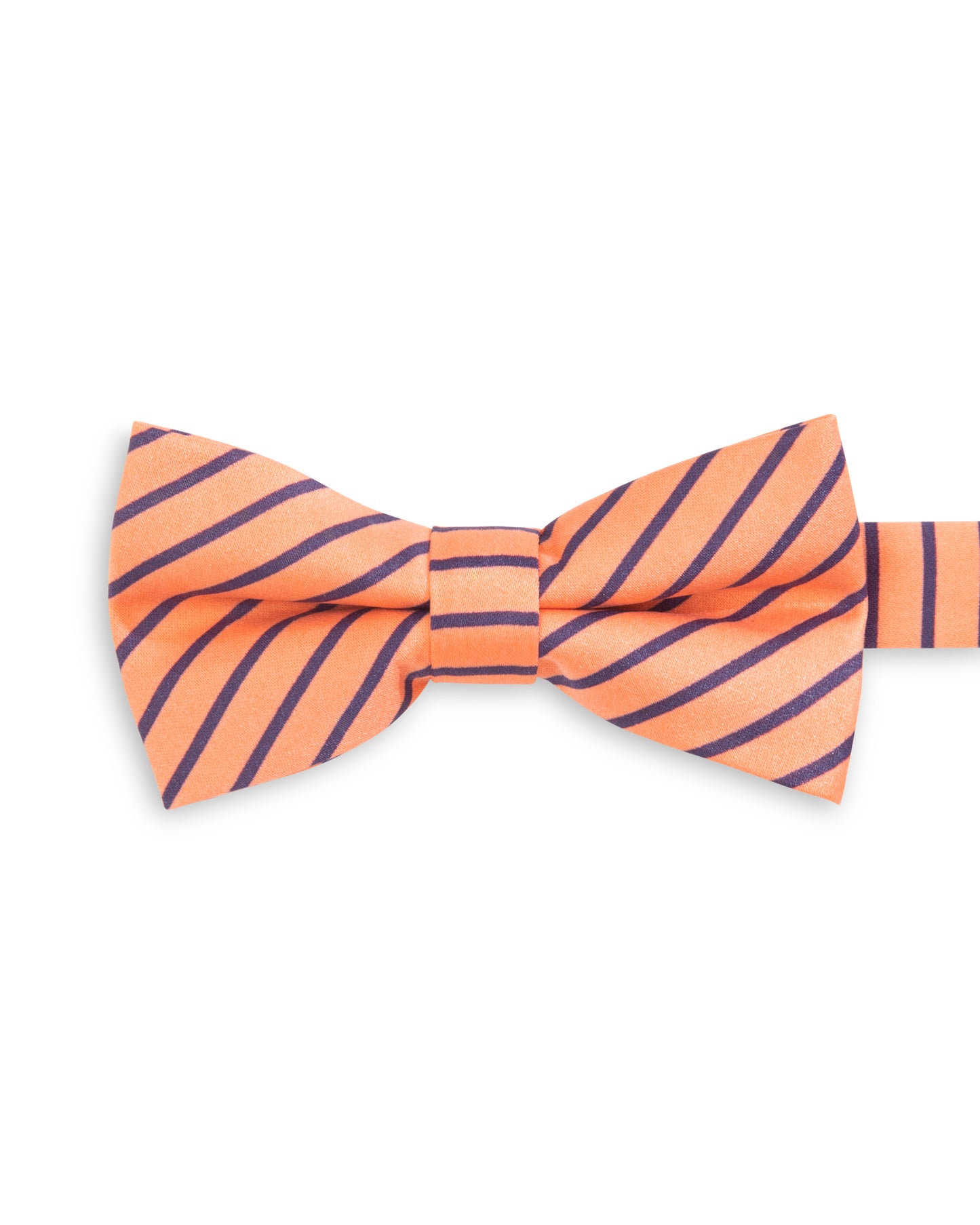 Sunset Orange Purple Stripe Pre-tied Child Bowtie