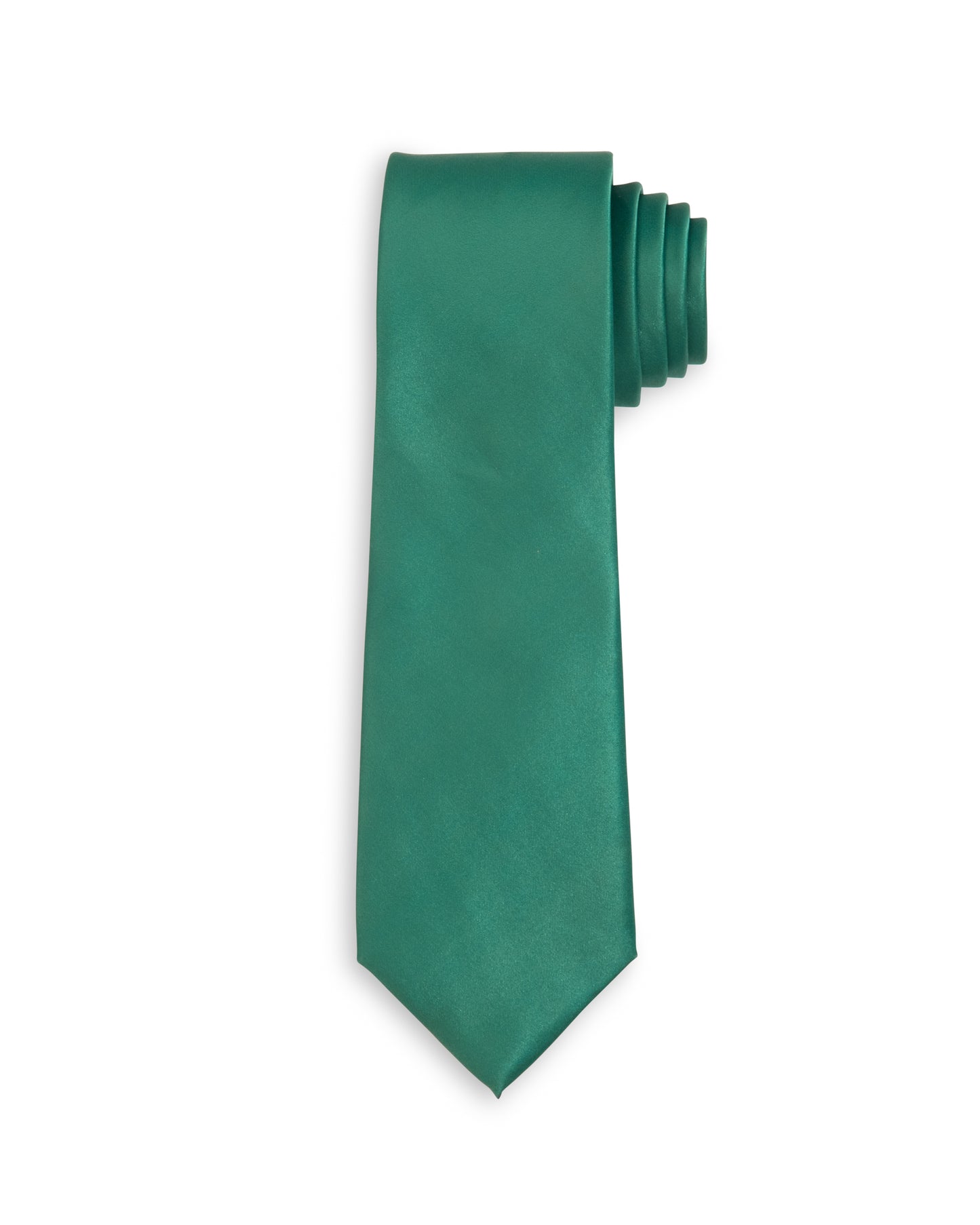 PREORDER Evergreen Emerald Green Solid Child Tween Necktie