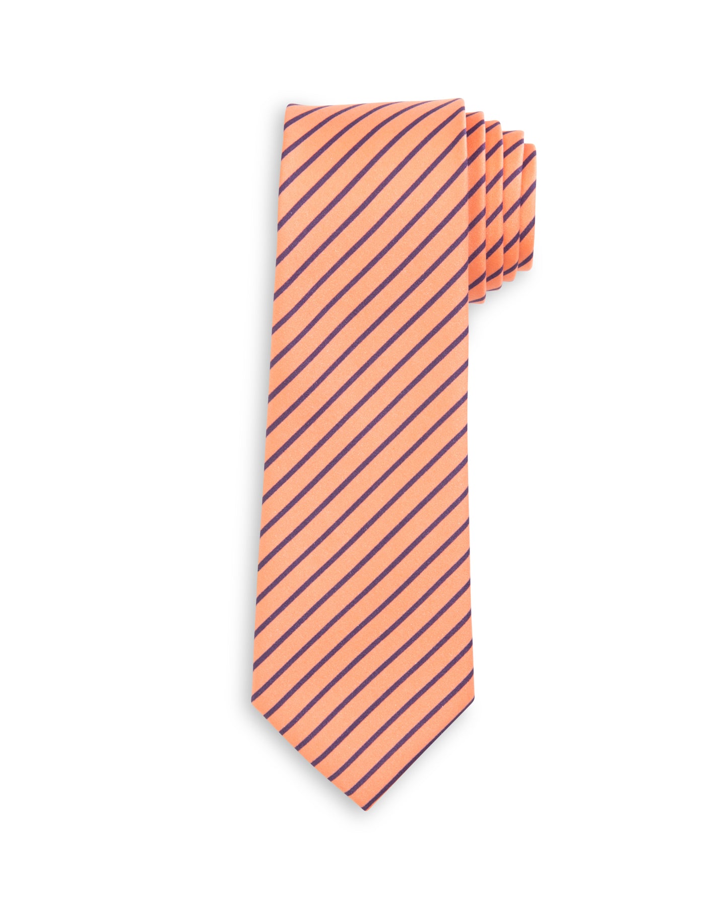Sunset Stripe Orange and Purple Child Tween Adult Necktie