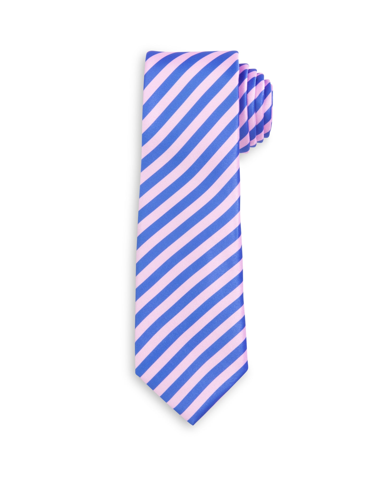 Daybreak Pink and Blue Stripe Child Tween Adult Necktie