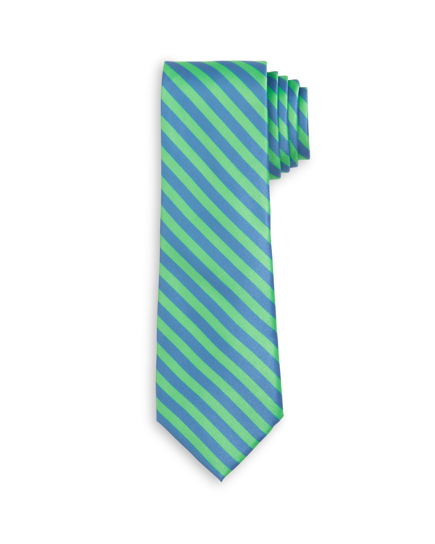 PREORDER Highland Stripe Blue Green Stripe Child Tween Adult Necktie