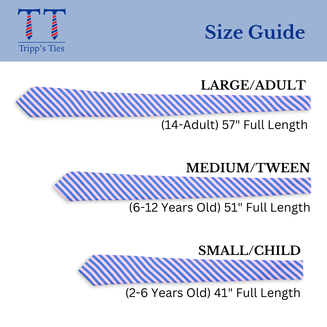 Tripp's Signature Geometric Blue Child Tween Adult Necktie