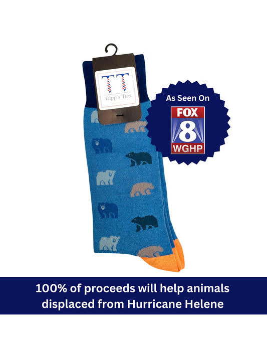 Western North Carolina Hurricane Helene Recovery Benefit Mens Socks