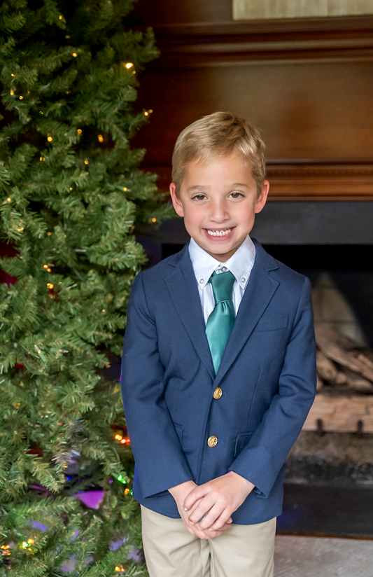 Evergreen Emerald Green Solid Necktie