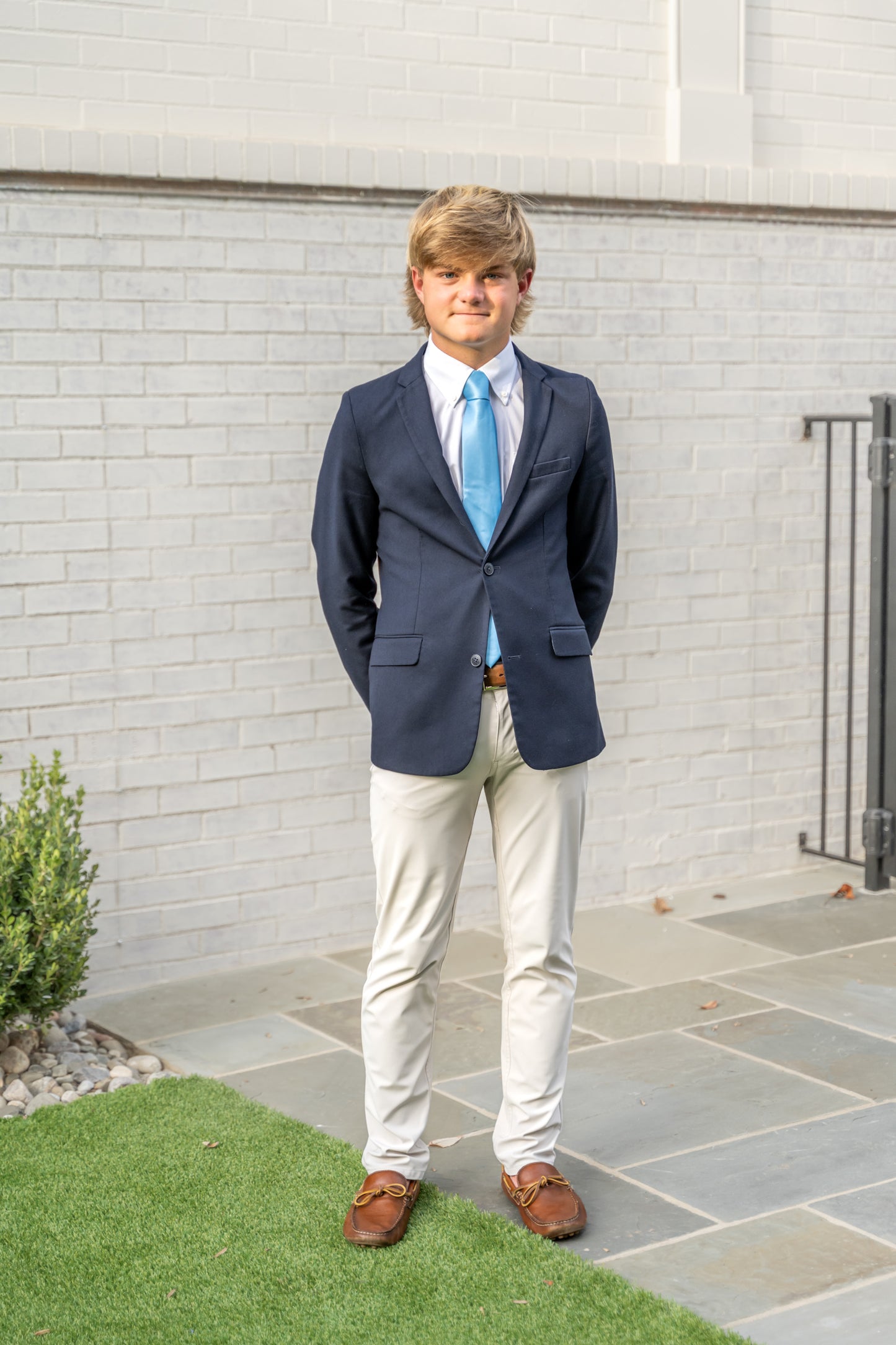 Spring 2026 Sky Blue Solid Necktie