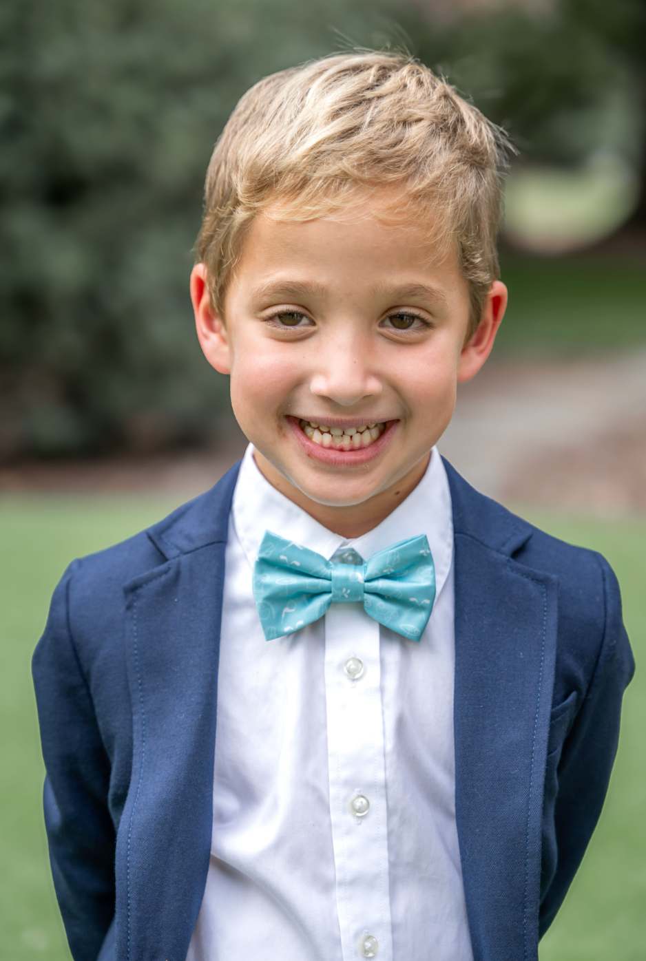 Spring 2026 - Golf Icons Turquoise Blue Pre-tied Bowtie
