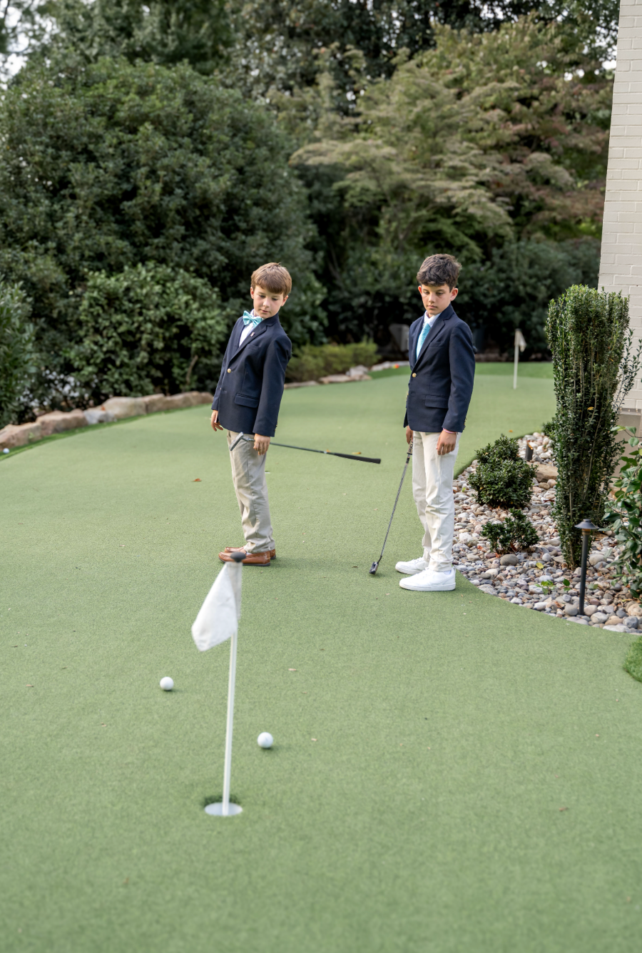 Spring 2026 - Golf Icons Turquoise Blue Pre-tied Bowtie