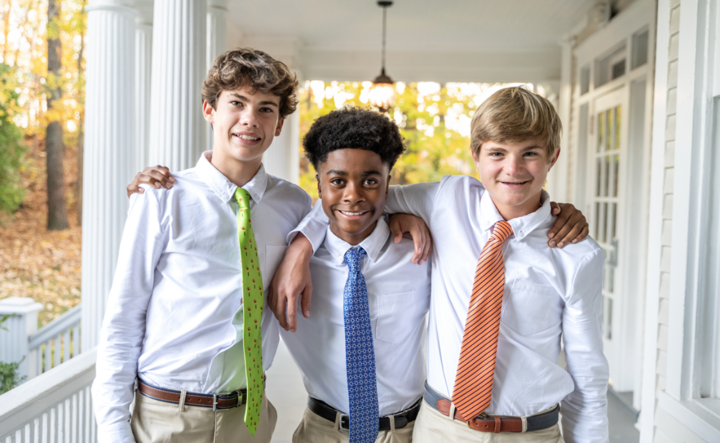 Tripp's Signature Geometric Blue Child Tween Adult Necktie