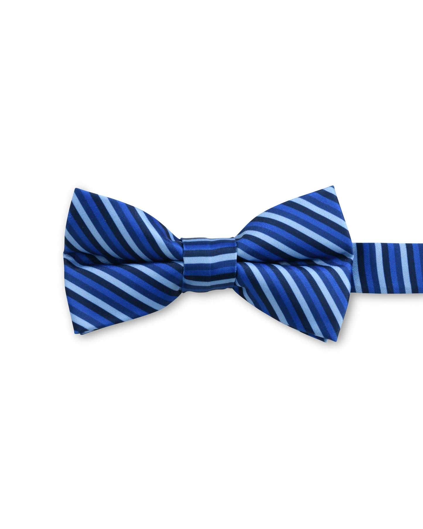 Fall 2026 PREORDER Midnight Blues Stripe Print Pre-tied Bowtie
