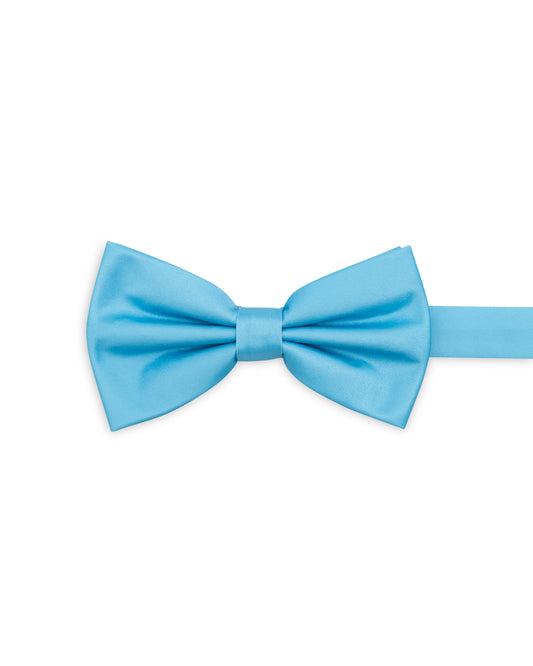 Spring 2026 Sky Blue Solid Pre-tied Bowtie