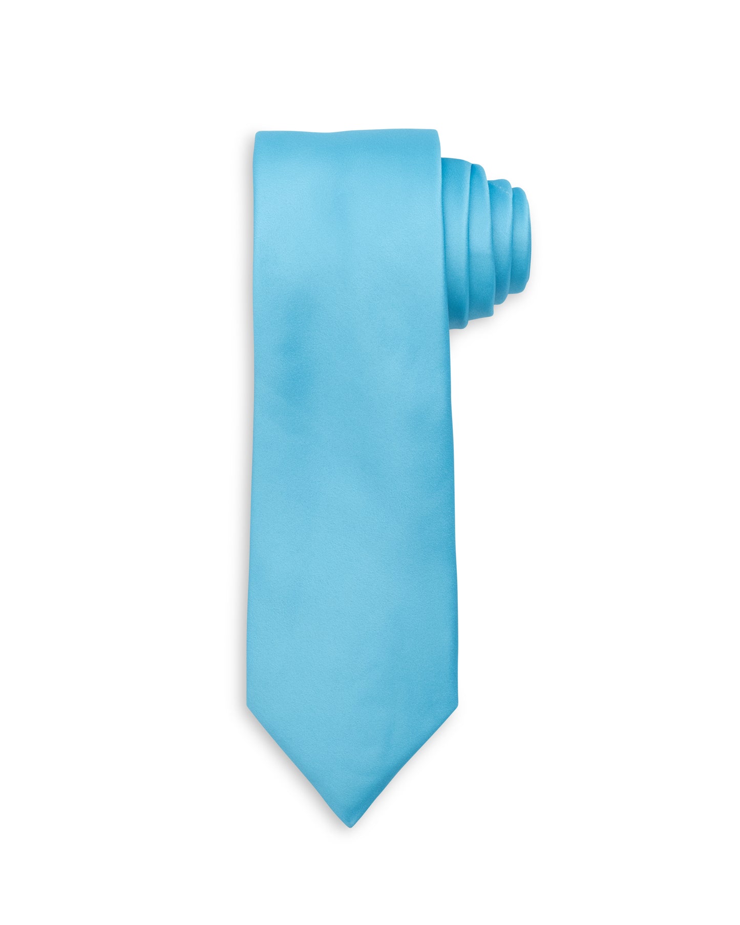 Spring 2026 Sky Blue Solid Necktie